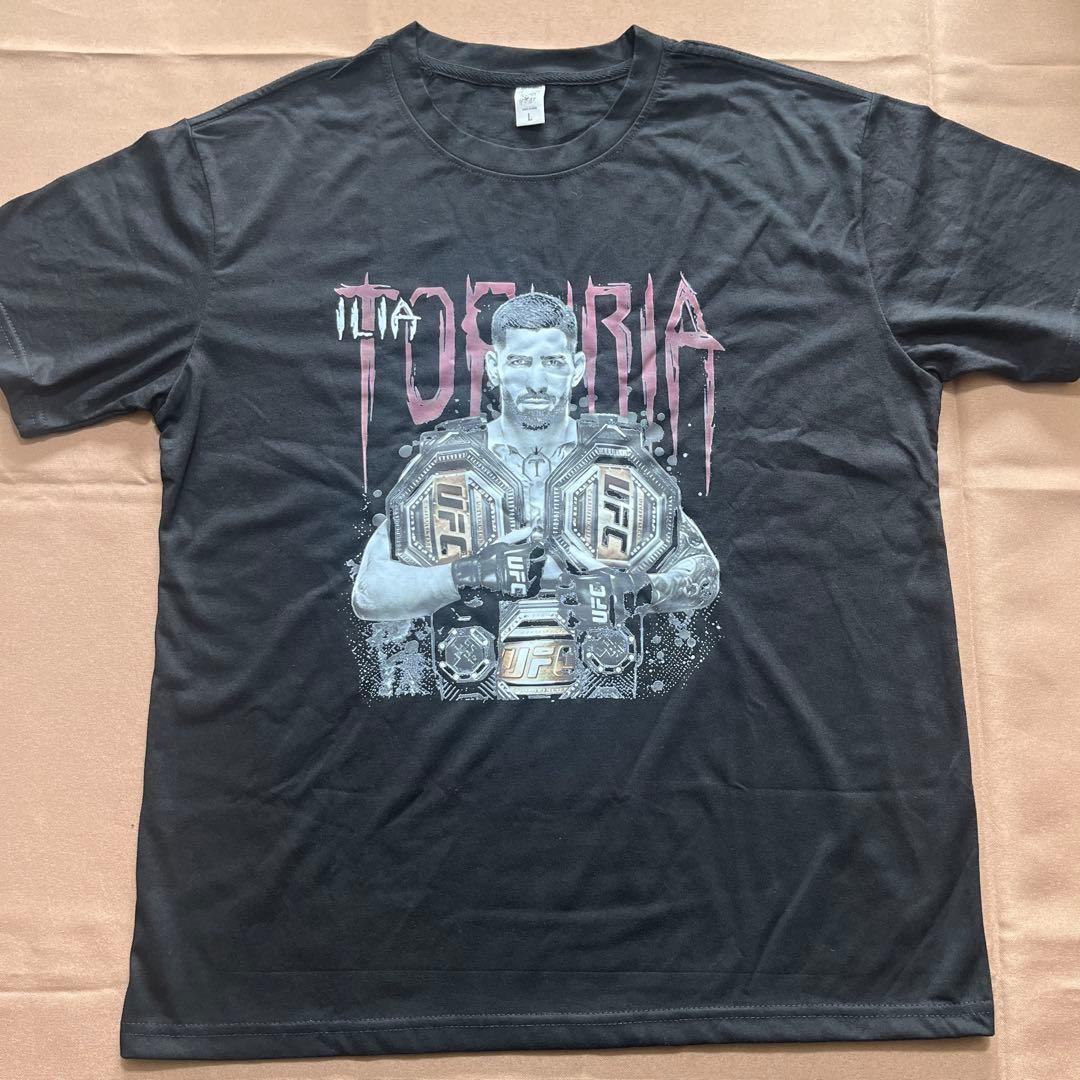 Ilia Topuria UFC T-shirt Black XXL