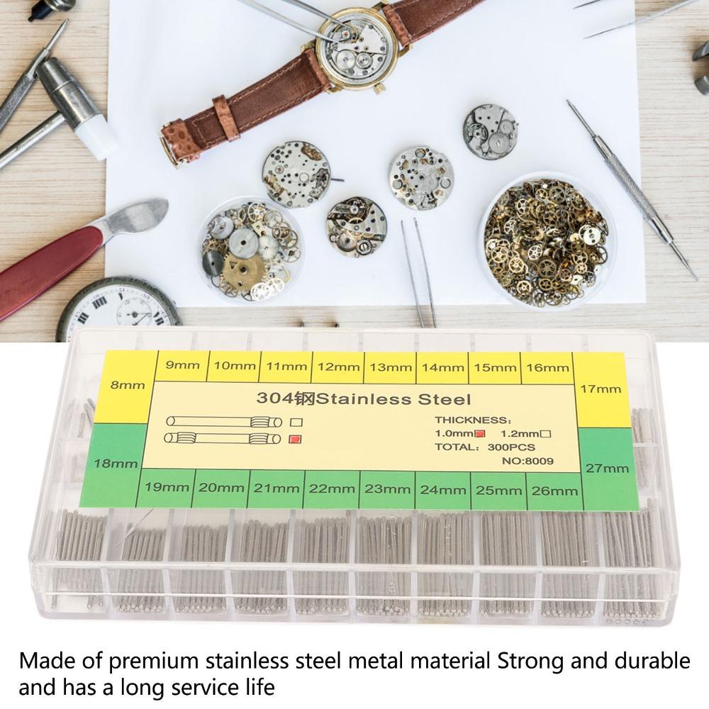 Stainless Steel Watch Bracelet Pin 1.0mm Thickness 1.2mm Thickness Watch Band Pin Watch Repairing Parts Watch Makers