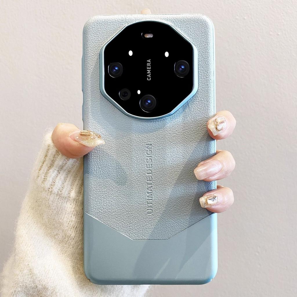 Anwendbar auf Huawei Mate60pro Neue Handyhülle Mate60RS Echtes Leder Ultradünn 70pro High-End Herren- und Damenstil