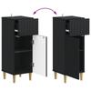 3 Piece Bathroom Cabinet System ARNHEM Black