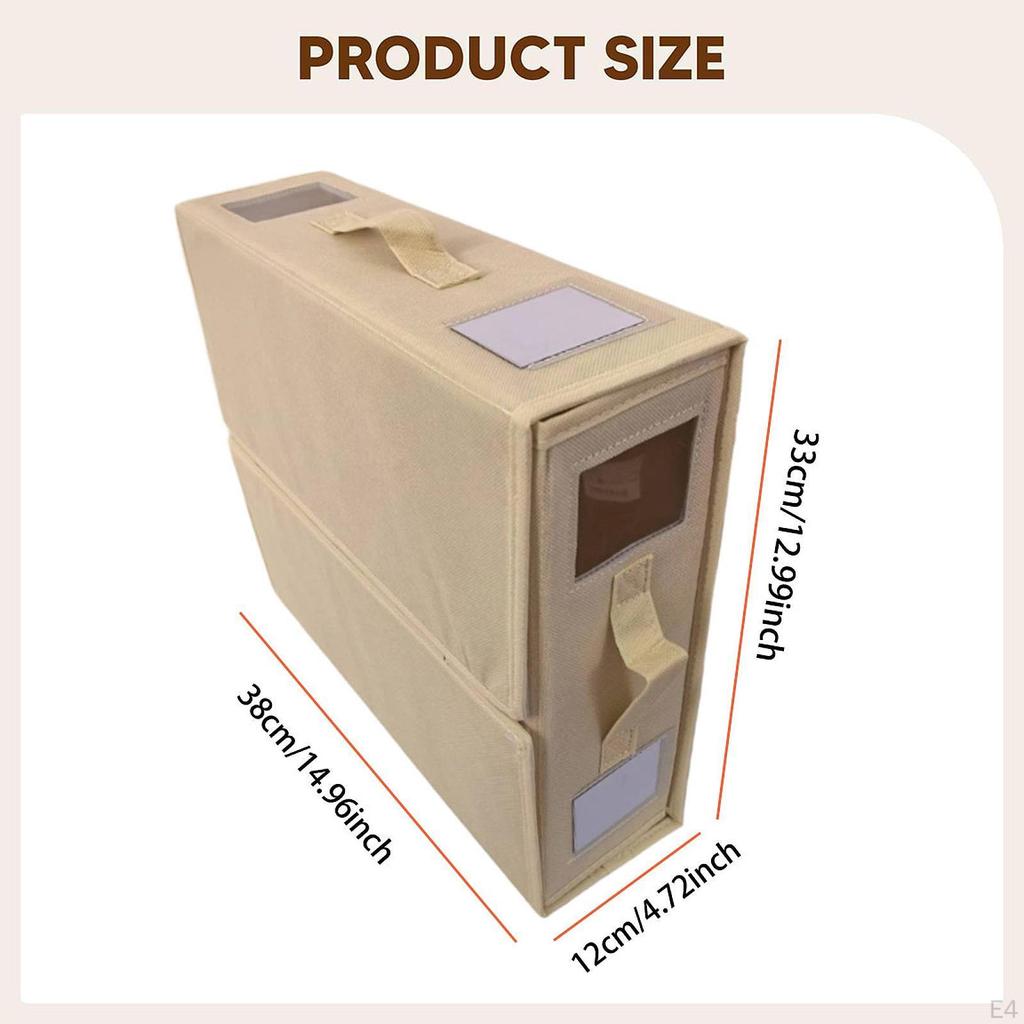 Bed Sheet Organizer Container Folding Dustproof Storage Box Bin for Pillowcase Summer