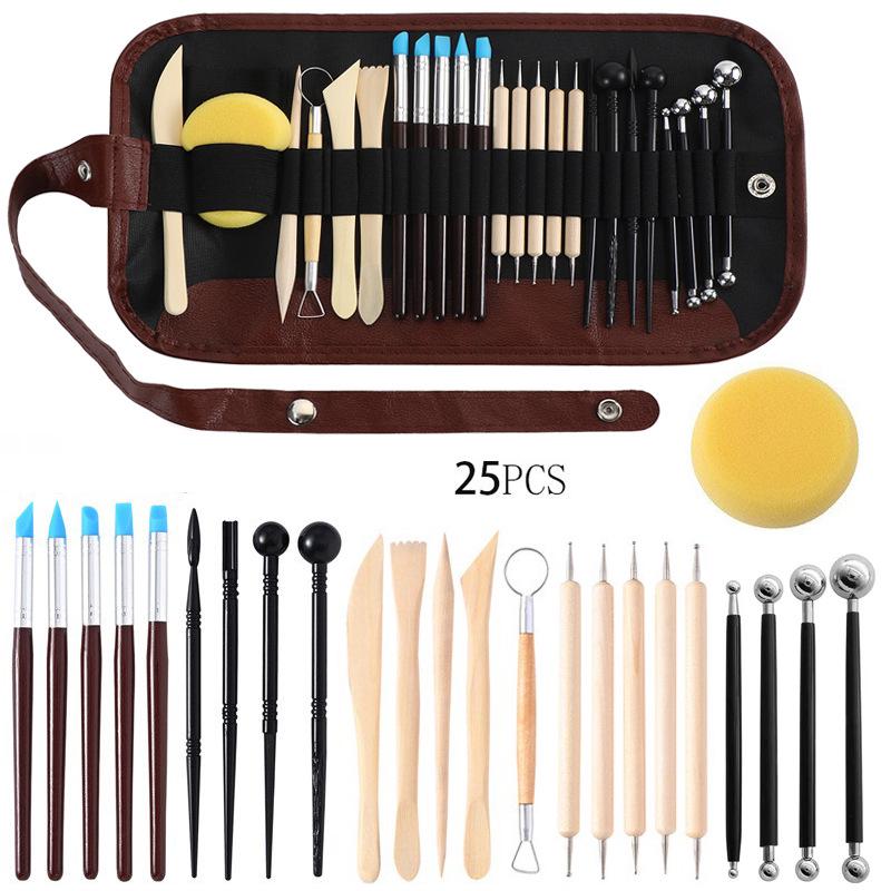 Набор для гончарного круга и скульптуры с мягкой глиной