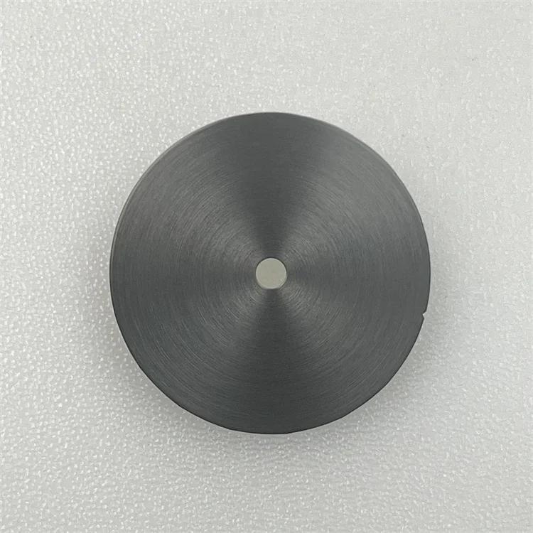 Simple 28.5mm Black/Silver Watch Dial for NH35 NH36 Movement Mechanical Watch Face Dials No Luminous