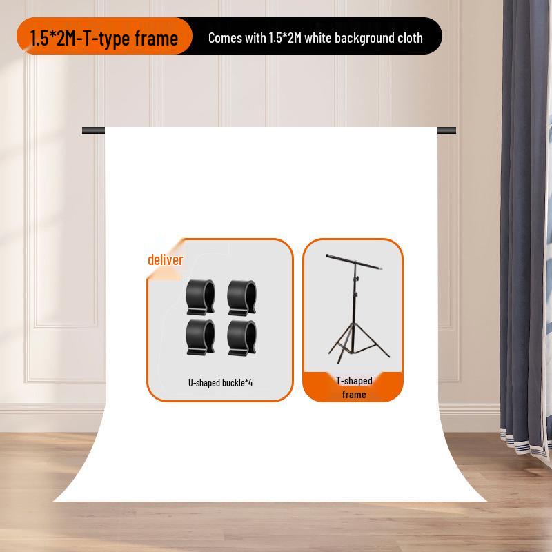 Portable Pull-Down Green Screen: Thick, Liftable, Telescopic Background for Keying and Live Streaming