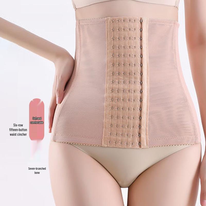 

Послеродовой бандаж для формирования талии и поддержки живота с многорядной застежкой и дышащей двухслойной поддержкой 6XL