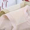 Women's Underwear High Waist Seamless Ice Silk Silk 5A Antibacterial Summer Thin Breathable Large Size Briefs