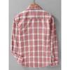 Spring Summer Plaid Sun Protection Clothing Loose Casual Long sleeve Shirts Men's Lightweight Yarn-Dyed Plaid Shirt Outerwear New