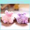 Coal Ball Small Pendant Keychain Ornament With Pp Cotton Soft Plush For Gift