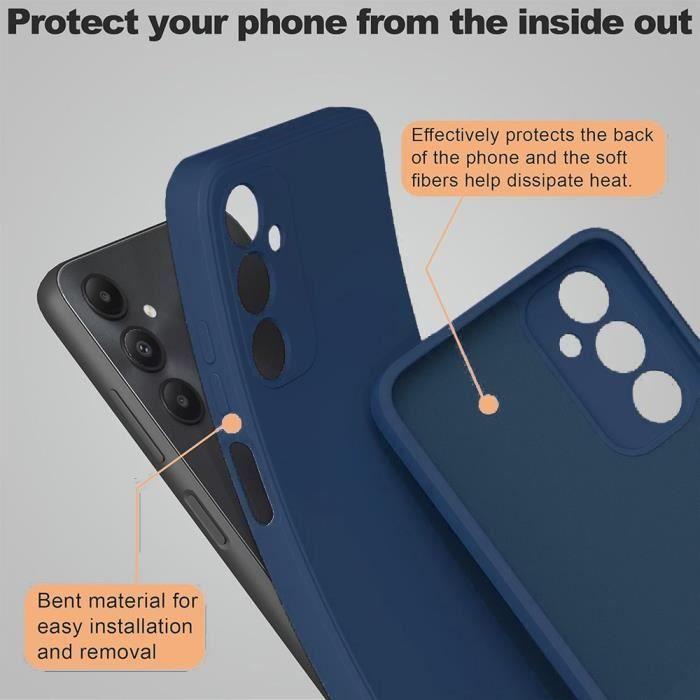 Coque - Samsung - Galaxy S23 FE - Bleu Marine - Antichoc - Slim - 2 Verres Trempés