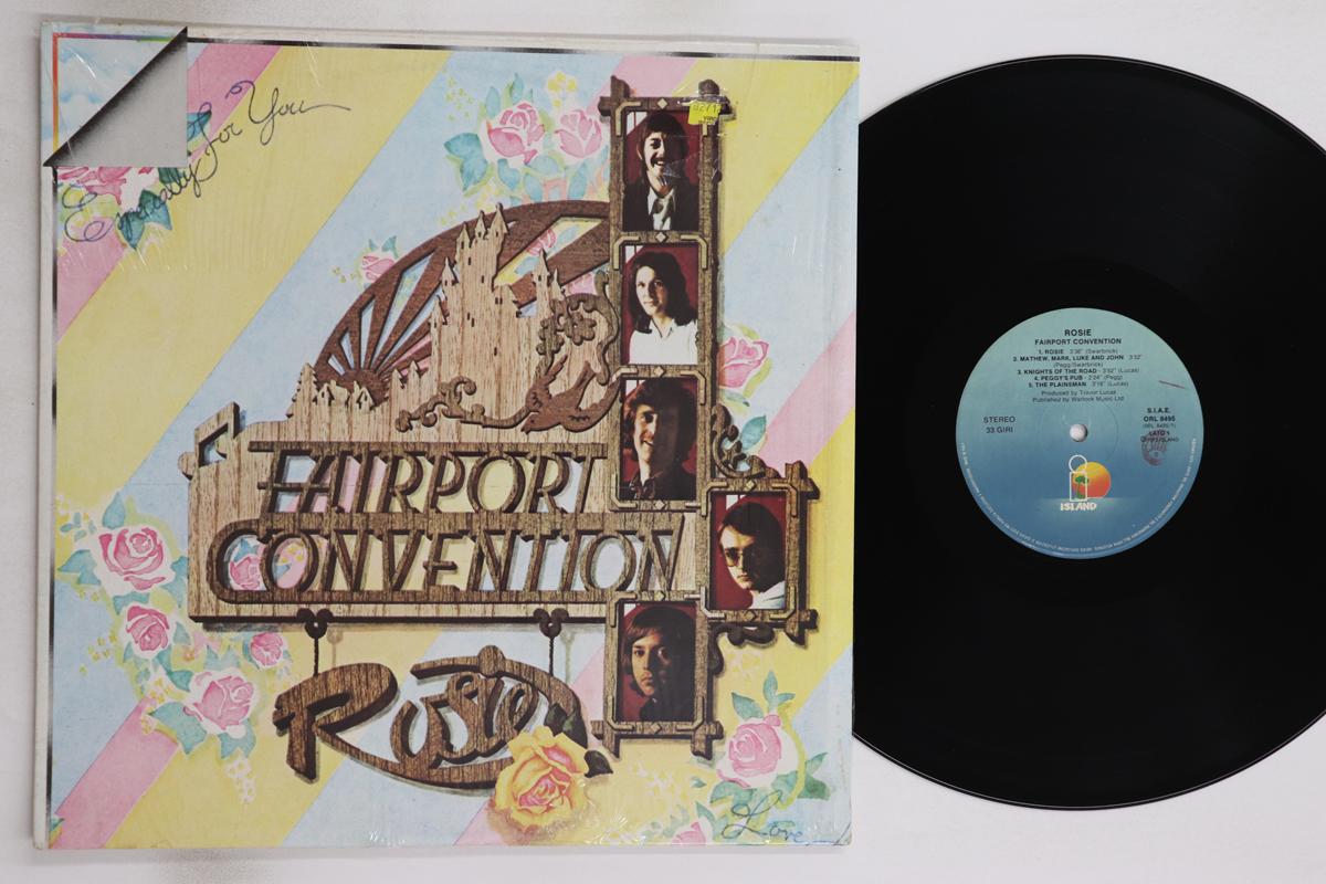 

LP Record FAIRPORT CONVENTION - Rosie ORL8495 ISLAND Italy Rock Used