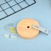 10Cm Wooden Light Canopy Kit Wood Lamp Bases Ceiling Panel Chassis Lamps Lighting Accessories Vintage Chandelier Ceiling Plate