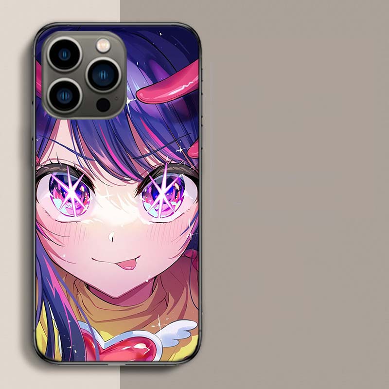 H-Hoshino Ai Phone Case For Iphone 17 Air 15 Pro 14 Plus 16 Pro Max 12 13 Mini 11 16E X XS Cover Cute Fundas