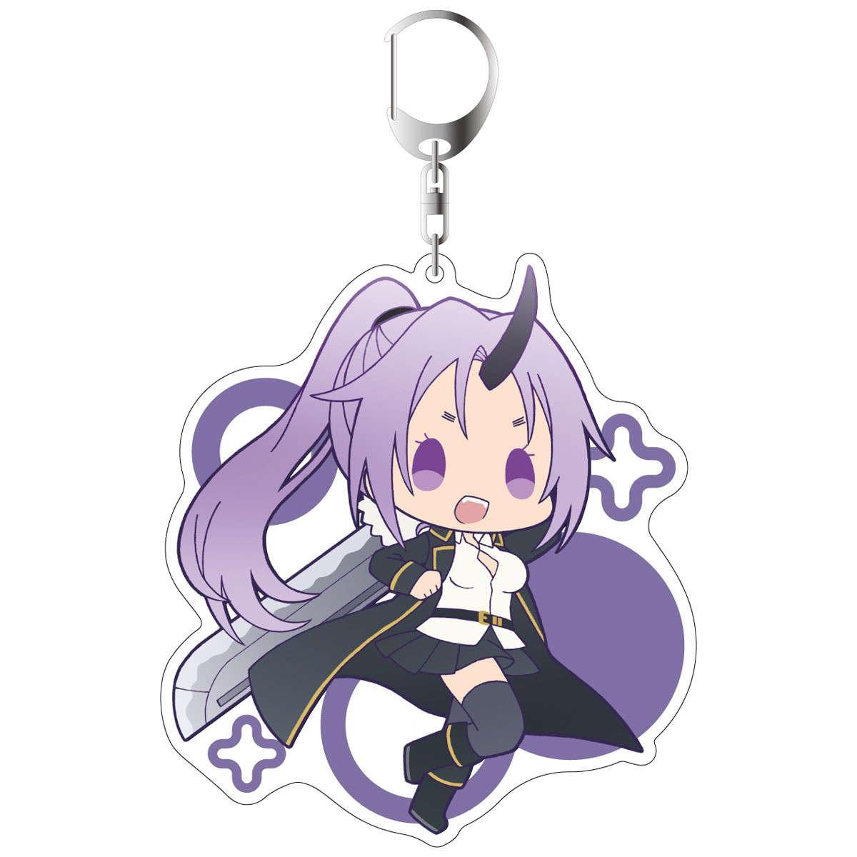 

Anime Fans Gifts That Time I Got Reincarnated as a Slime Milim Rimuru HD Figures Acrylic Keychain Ornament Collection About 6cm 6 cm