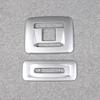 RUIQ Toyota Prius 60 Series Interior Front and Rear Room Lamp Panel Cover Designed Exclusively for the Toyota Prius Garnish, (Satin Silver)