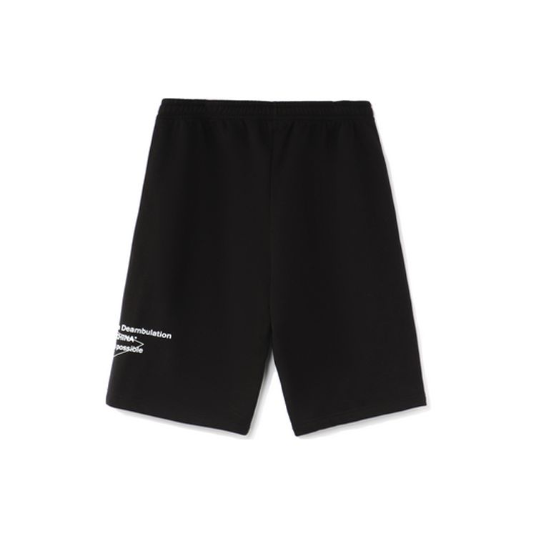 Li Ning Sports Fashion Series Letter Pattern Loose Sports Shorts Men Shorts Black AKSR551-2