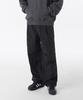 Nylon One-Tuck Parachute Cargo Pants [Black]