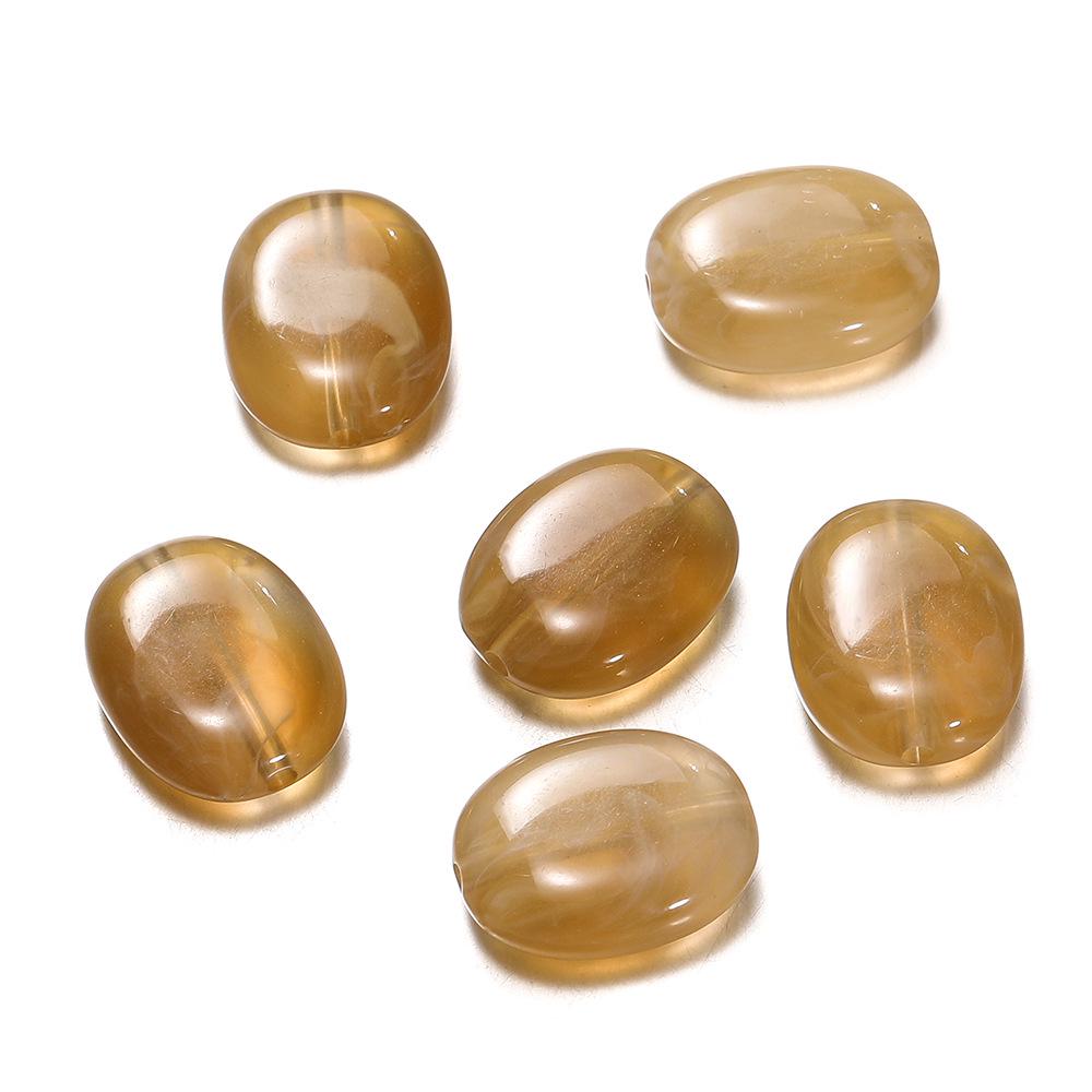 Acrylic Irregular Polygon Beads for DIY Phone Chains and Handmade Accessories