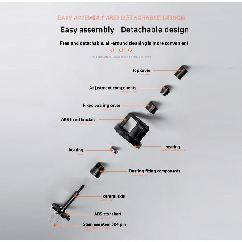 Wdt Tools Rotary 51/53/58mm Adjustable Even Espresso Stirrer Needle Distributor Magnetic Coffee Maker Accessories Barista Tools