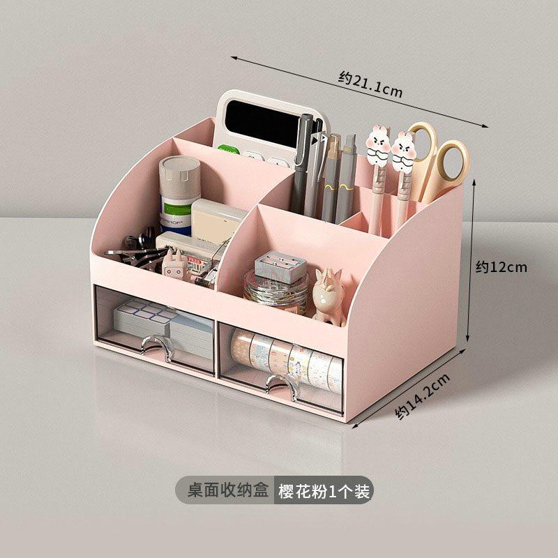 1 Stück Kosmetik, Schreibwaren, Schreibtisch-Aufbewahrungsbox, Schublade, Schreibtisch für Schüler, Stifthalter, Büro-Kleinteile-Aufbewahrungsregal