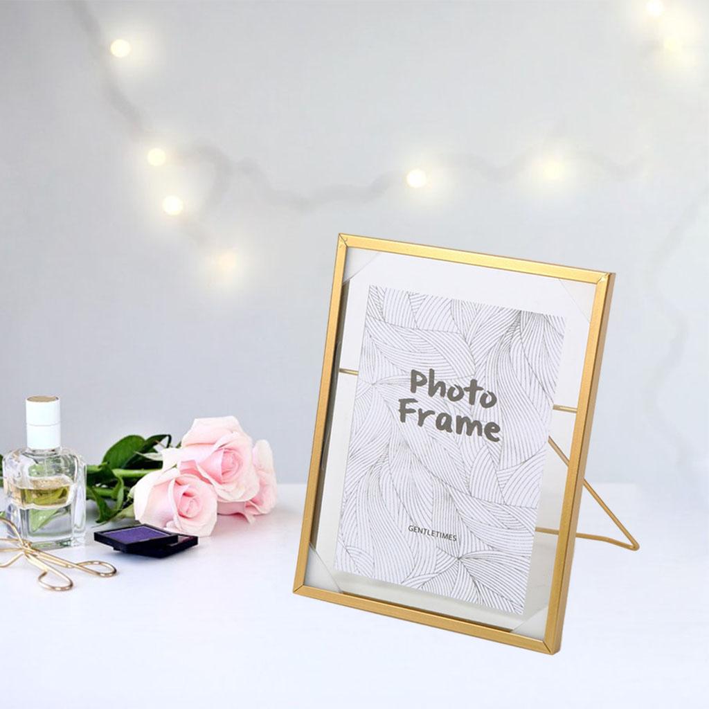 Modern Photo Frame Ornate Photo Frame Picture Frame Metal Floating Glass Artwork