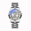 Men's Watch Casual Fashion Steel Belt Calendar Luminous Business Quartz Watch