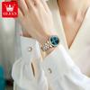 OLEVS Luxuriöse Wasserdichte Quarz-Uhr Für Damen Datum Diamant Edelstahl Damen Armbanduhr Leuchtend Original Damenuhr