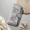 Cute Cat Print Wallet for Women Large Capacity PU Leather Purse Multi Card Slots Fashion Long Wallet