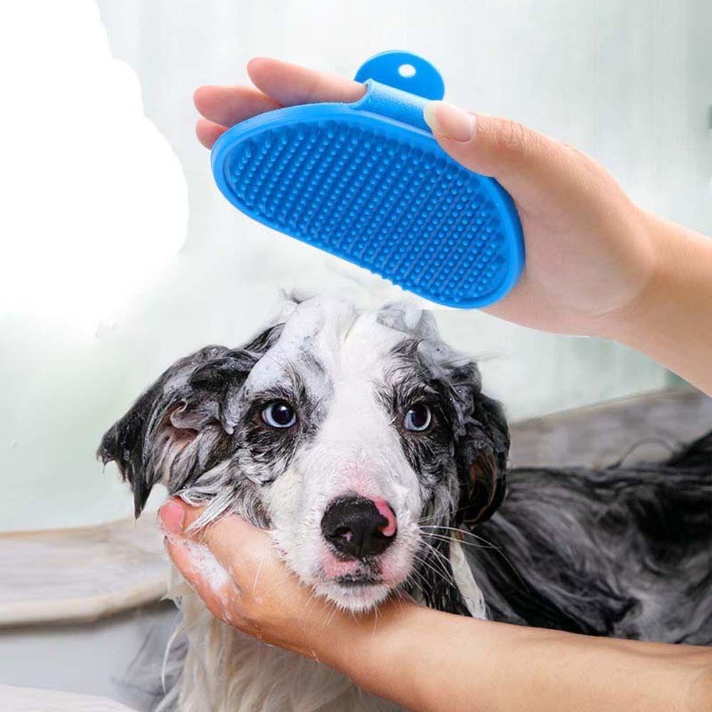 Massage Hairdressing Hair Fur Cat Deshedding Comb Dog Bath Massage Pet Bath Brush Pet Supplies