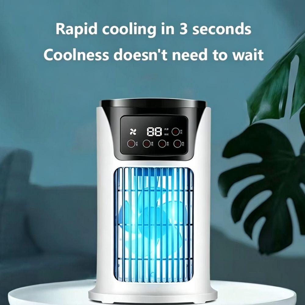 300ML Water Tank Air Cooler Fan 6 Speeds Portable Air Conditioner  Personal Cooling