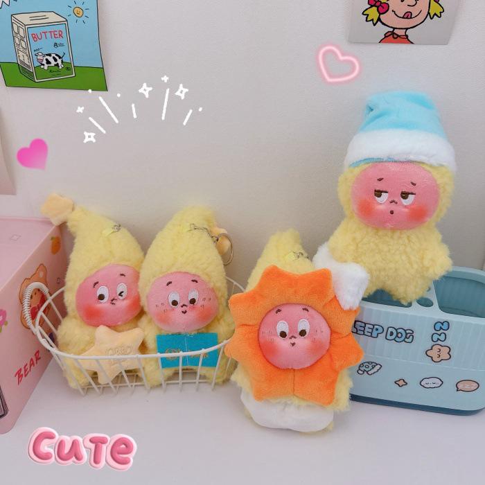 Cute Star People Doll Keychain, Twinkle Be a Little Star Series Plush Pendant,Collectible Toys Home Decorations, Holiday Birthday Gifts