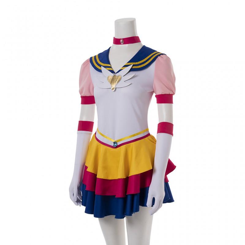 Sailor Moon Cosplay Costume Tsukino Usagi Battle Suit Anime Themed Outfit Events