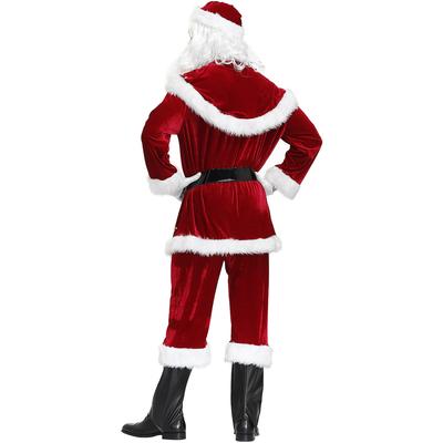 M-4XL Ανδρικά Ρούχα Άγιου Βασίλη, Ανδρικά Χριστουγεννιάτικα Ρούχα, Στολή Άγιου Βασίλη, Χριστουγεννιάτικα Ρούχα