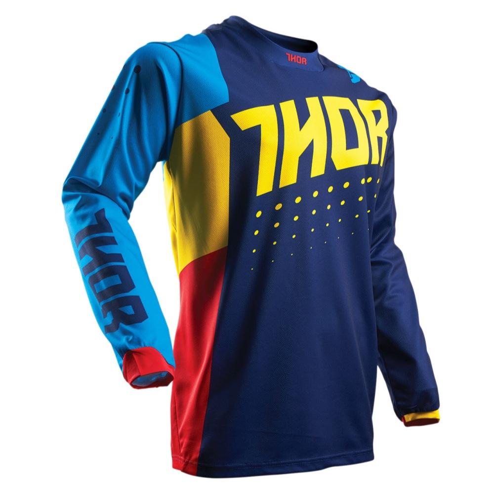 2024 heiß verkaufender THOR Downhill-Anzug Outdoor-Sport atmungsaktives langärmeliges T-Shirt Radsportanzug Offroad-Rennanzug