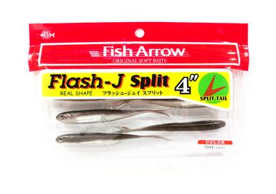 Fish Arrow Soft Lure Flash J Split 4 Inch 6 Piece Per Pack #07 (3806)