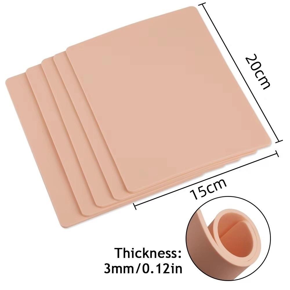 3MM Thick Tattoo Practice Skin Blank Training Tattoo Skin Soft Fake Skin For Permanent Makeup