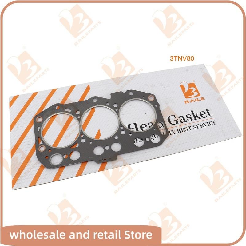 3TNV80 For Yanmar Engine Full Gasket Kit Set +Crankshaft Main Bearing Con Rod Bearing +Thrust washer Overhaul Rebuild Kit