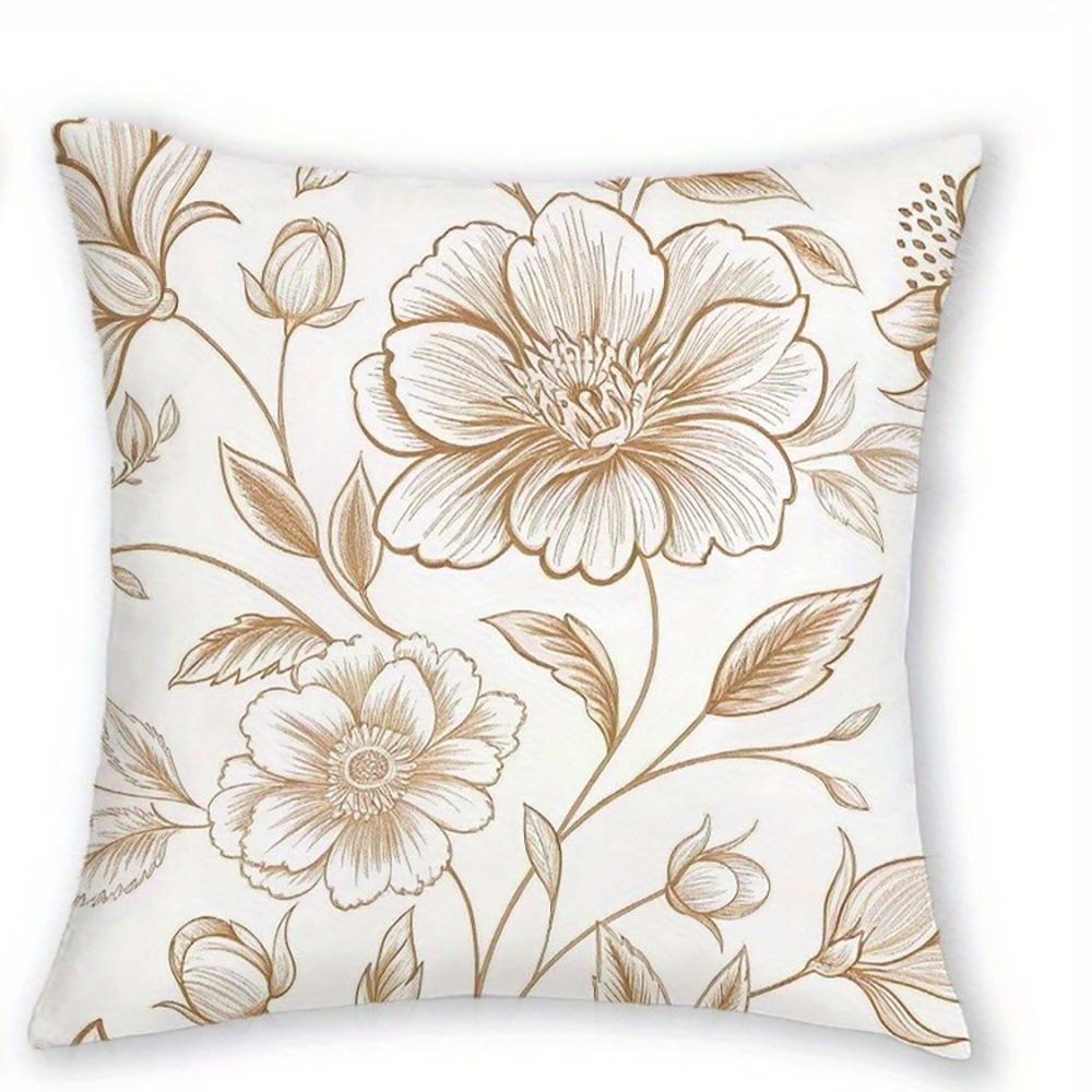 Floral-Patterned Pillowcases: Enhance Your Home Decor with Elegant Style Sofa cushion cover home room decoration