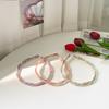 Women's Double Line Elegant Marble Hairband Headband