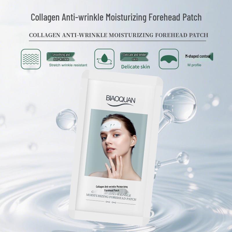 BIAOQUAN Anti-Wrinkle Hydrogel Patches: Smooths Forehead & Nasolabial Lines, Moisturizes & Firms Skin.