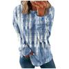 Long Sleeve Shirts For Women Cute Print Graphic Tees Blouses Casual Plus Size Basic Tops Pullover