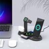 Six-in-One Wireless Charger for Apple Phones, Earphones, and Watch
