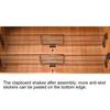 2/4/6Pcs Adjustable Drawer Partition Board Creative Retractable Drawer Separators  Kitchen Utensils
