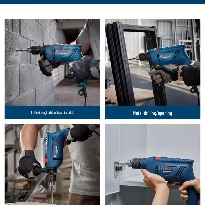 BOSCH GSB 600 Corded Impact Drill/Driver CN plug (adapter included)