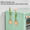 Mini Magnetic Vase for Fridge Wood and Test Tube Designs Refrigerator Magnet Flower Holder Planter for Home Decoration