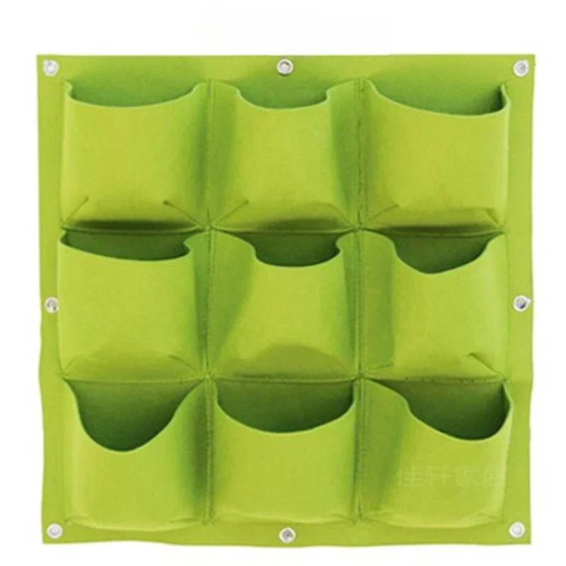 

НОВЫЕ настенные карманы для посадки, цветочные горшки, домашний садовый мешок для выращивания растений, садовый горшок, вертикальный цветочный горшок, домашний декор