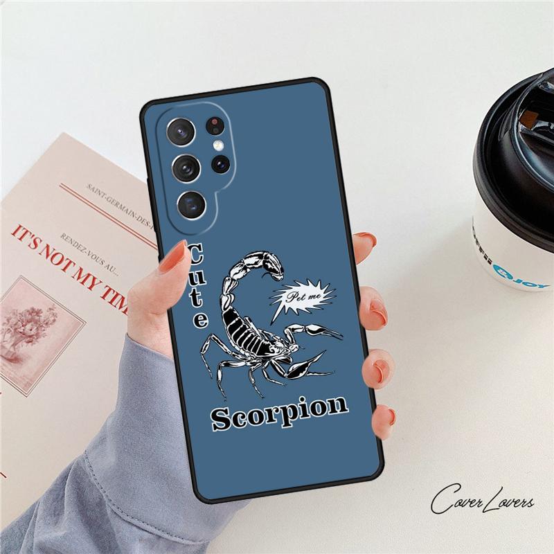 Scorpion Phone Case For Samsung Galaxy S24 S25 S23 S22 Ultra Note 10 20 Plus S20 S21 FE Cover