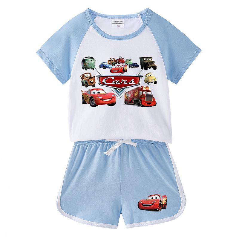 2025 Kids’ Summer Outfit: Unisex T-Shirt & Shorts Casual Two-Piece Set