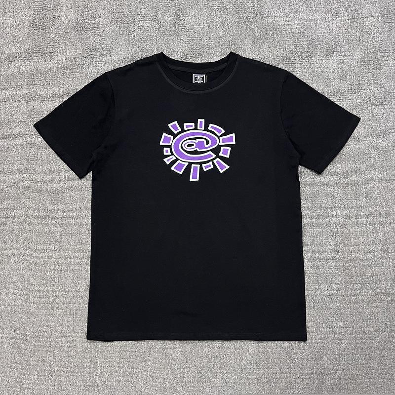 ADWYSD T-shirt Casual Hip Hop con Stampa Sun Roll - Manica Corta Design Trendy.