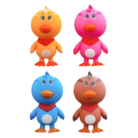Cartoon Chick Squeeze Toy Anxiety Toy Soft Stretchy Relieving Chicken Sensory Stress Ball Focus Aid Relaxation