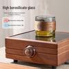 6-Piece Heat-Resistant Borosilicate Glass Teacup Set
